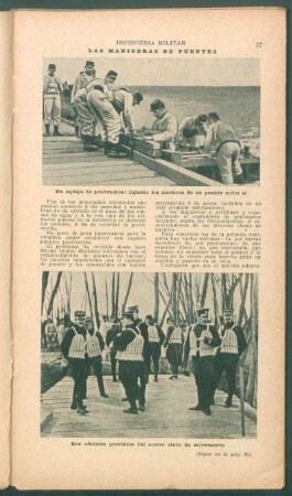 Las maniobras de puentes : Ingenieria militar