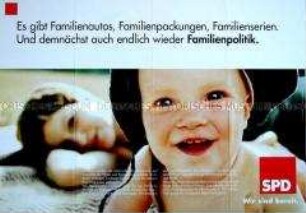 Wahlplakat der SPD zum Bundestagswahlkampf 1998