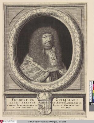 Fredericus Guiljelmus [Friedrich Wilhelm, Kurfürst von Brandenburg]