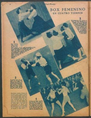 Box femenino en cuatro tiempos [Fotografías]