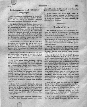 Beförderungen und Ehrenbezeugungen.