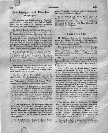 Beförderungen und Ehrenbezeugungen.