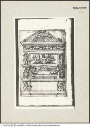Codex Albani, Grabmal des Kardinals Giovanni Battista Mellini (+1478)
