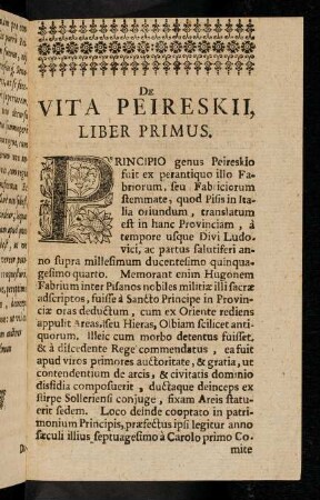 11-74, Liber Primus.
