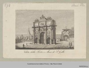 Veduten von Florenz : Vedute der Porta San Gallo in Florenz