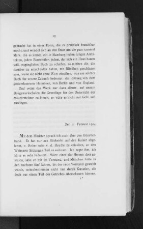 Den 11. Februar 1904