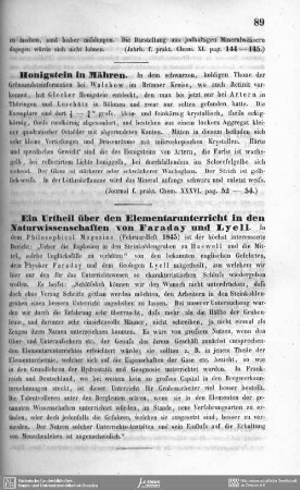 Honigstein in Mähren.