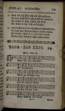 Psalm-Lied XXIV. 24. - Psalm-Lied XXXII. 32.