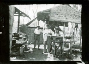 Die Küche im stehenden Camp Mara : südlich von Carrasquero, Rio Limon