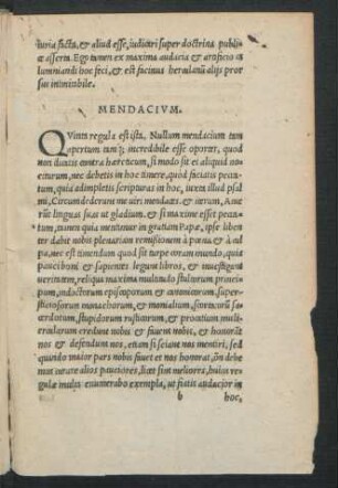 Mendacium.