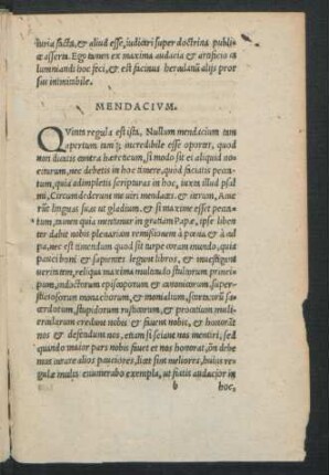 Mendacium.