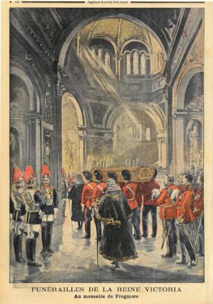 Grafik "Funérailles de la reine Victoria"
