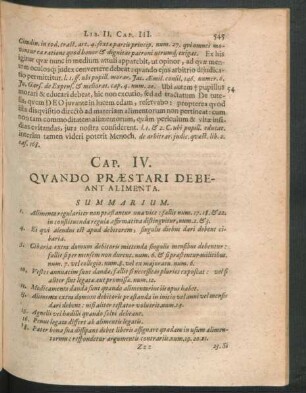 Cap. IV. Quando Praestari Debeant Alimenta.