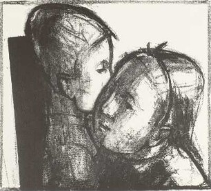 Geschwister mit Stuhllehne (verworfene Arbeit)