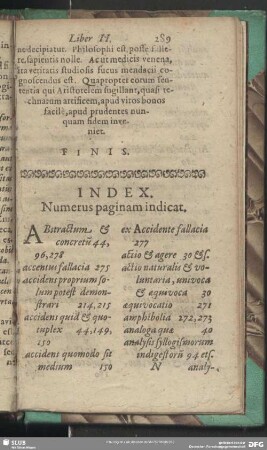 Index Numerus paginam indicat.