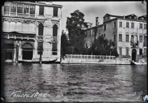 Venedig, Canal Grande, Palazzo Malipiero mit Garten