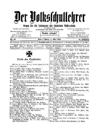 Lohn der Tapferkeit : XXXVII.
