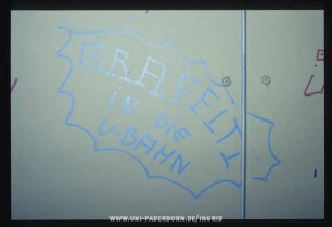GRAFFiTi iN DiE U-BAHN