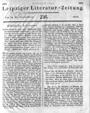 1815-09-28 : 236. Stück