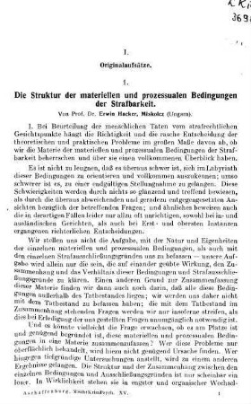 1-83, I. Originalaufsätze