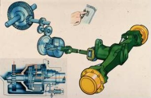 Fotografie: Traktor, Fahrwerk, Allradantrieb
