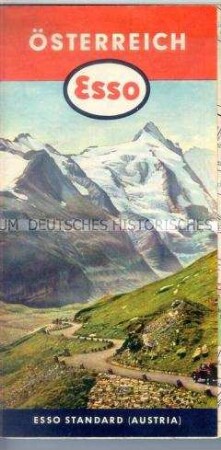 Verkehrskarte von Österreich