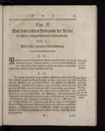 Sect. 1. Von dessen genauen Bestimmung.