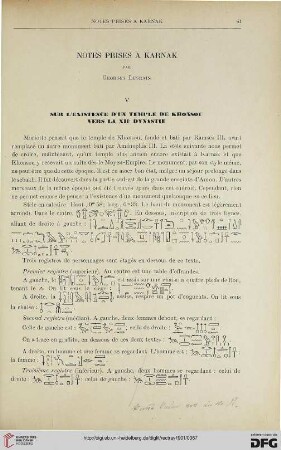 23: Notes prises à Karnak, [2]