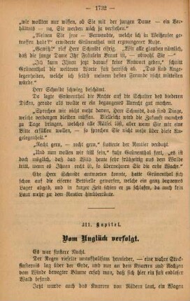 311. Kapitel. Vom Unglück verfolgt