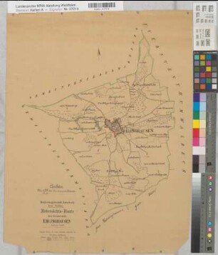Erlinghausen (Marsberg), Separation Erlinghausen, Übersichtskarte, Druck