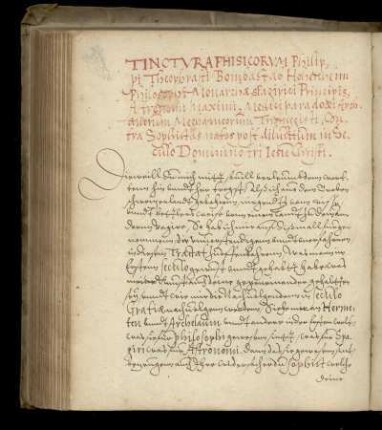 Libellus de tinctura physicorum, dt.