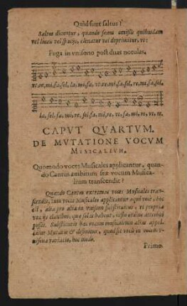 Caput Quartum. De Mutatione Vocum Musicalium.