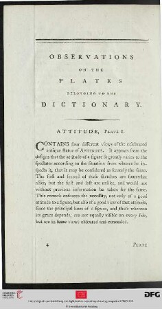 Observations on the plates