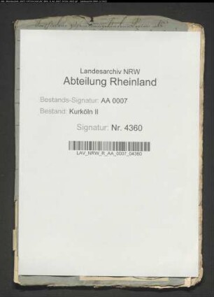Abschriften von Vereinbarungen zwischen Kurköln und Kleve-Mark betr. die Rechtsverhältnisse zu Büderich