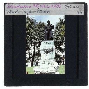 Madrid, Benlliure, Goya-Denkmal