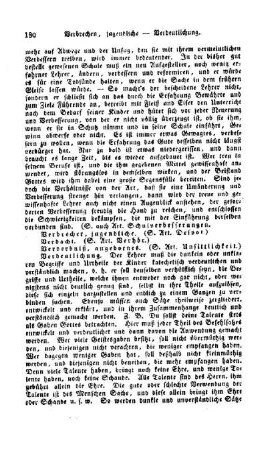Verderbniß, angebornes, (s. Art. Unsittlichkeit)