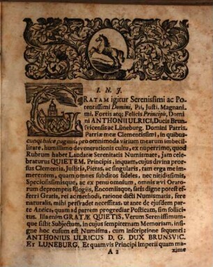 Expositio panegyrica numismatis argentei in memoriam ducalis palatii Saltzdahlensis ... quondam confecti, historico-politica