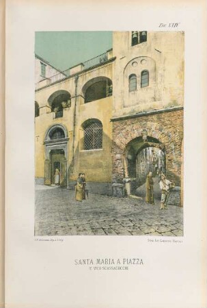 Tav. XXIV. Santa Maria a Piazza e Vico Scassacocchi