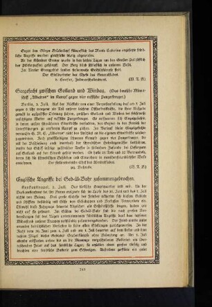 Englische Angriffe bei Sed=ül=Bahr zusammengebrochen.