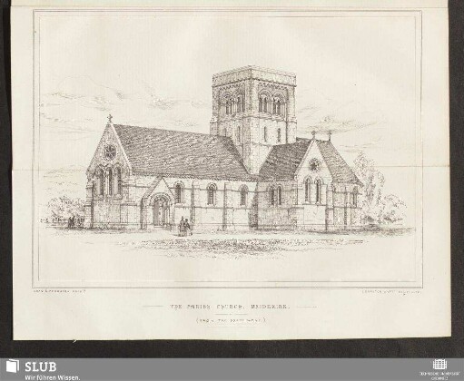 [Pl. 1.] The Parish church, Bridekirk (From the south-west)