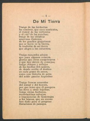 De mi tierra