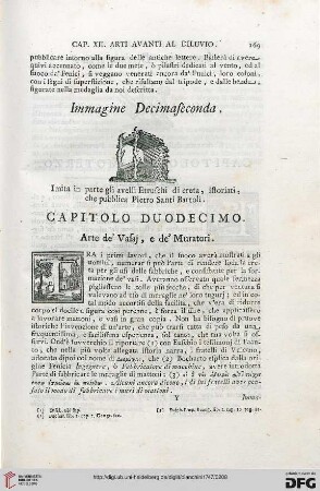 Capitolo duodecimo: Arte de’vasaj, e de’muratori