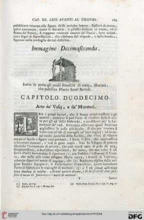 Capitolo duodecimo: Arte de’vasaj, e de’muratori