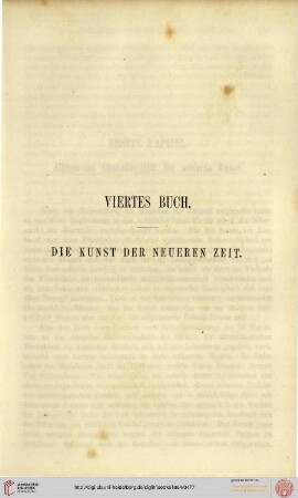Viertes Buch. Die Kunst der neueren Zeit