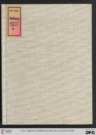 Gemälde englischer Meister des XVIII. Jahrhunderts : April-Mail 1907