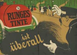 Runges Tinte ist überall