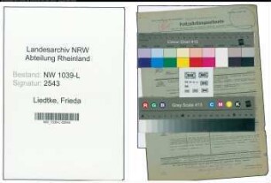 Entnazifizierung Frieda Liedtke , geb. 00.00.0000 ()