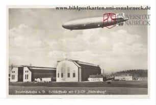 Friedrichshafen a.B. Luftschiffhalle mit L 23 129 "Hindenburg"