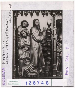 Doberan: Klosterkirche, Lettner-Altar, Christus auf dem Ölberg