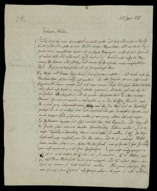 Nr. 6: Brief von Karl Otfried Müller an seine Mutter, Ohne Ort, 23.6.1818